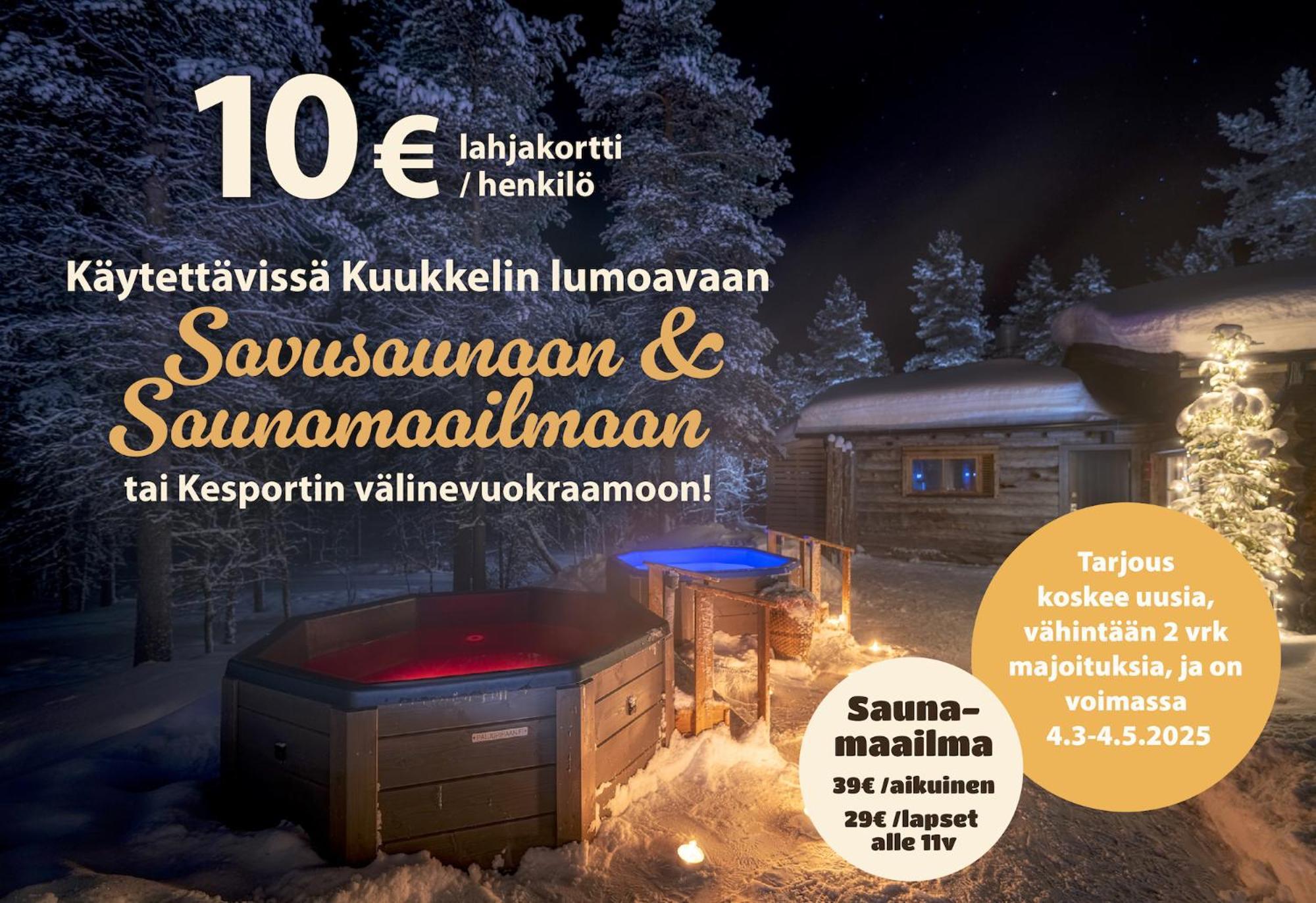 Kuukkeli Log Houses Teerenpesae - Premium Suite A48 Саариселькя Экстерьер фото