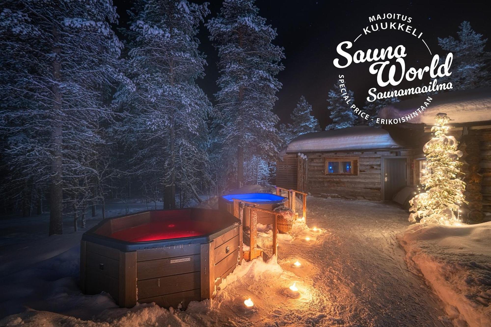 Kuukkeli Log Houses Teerenpesae - Premium Suite A48 Саариселькя Экстерьер фото