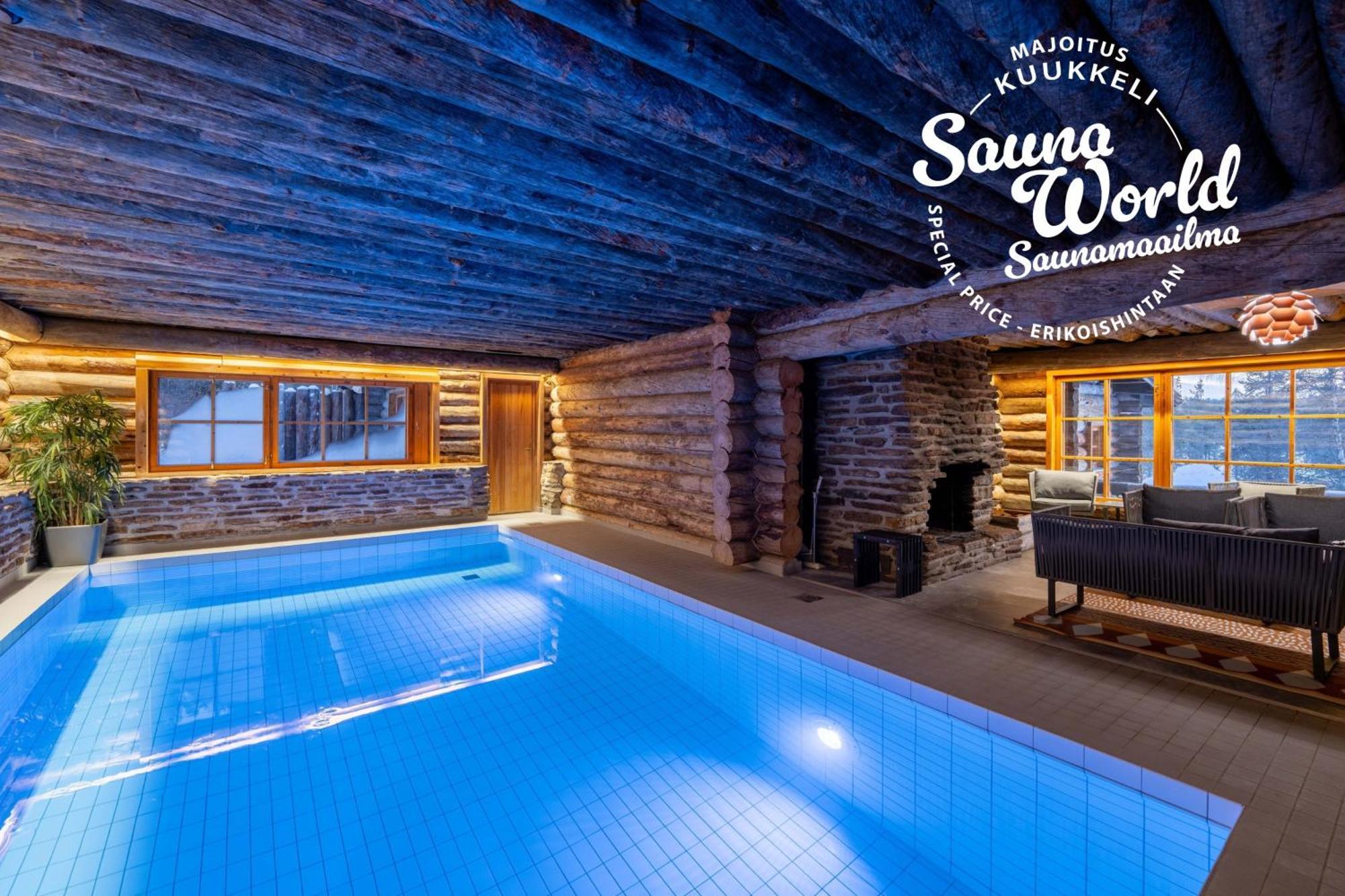 Kuukkeli Log Houses Teerenpesae - Premium Suite A48 Саариселькя Экстерьер фото