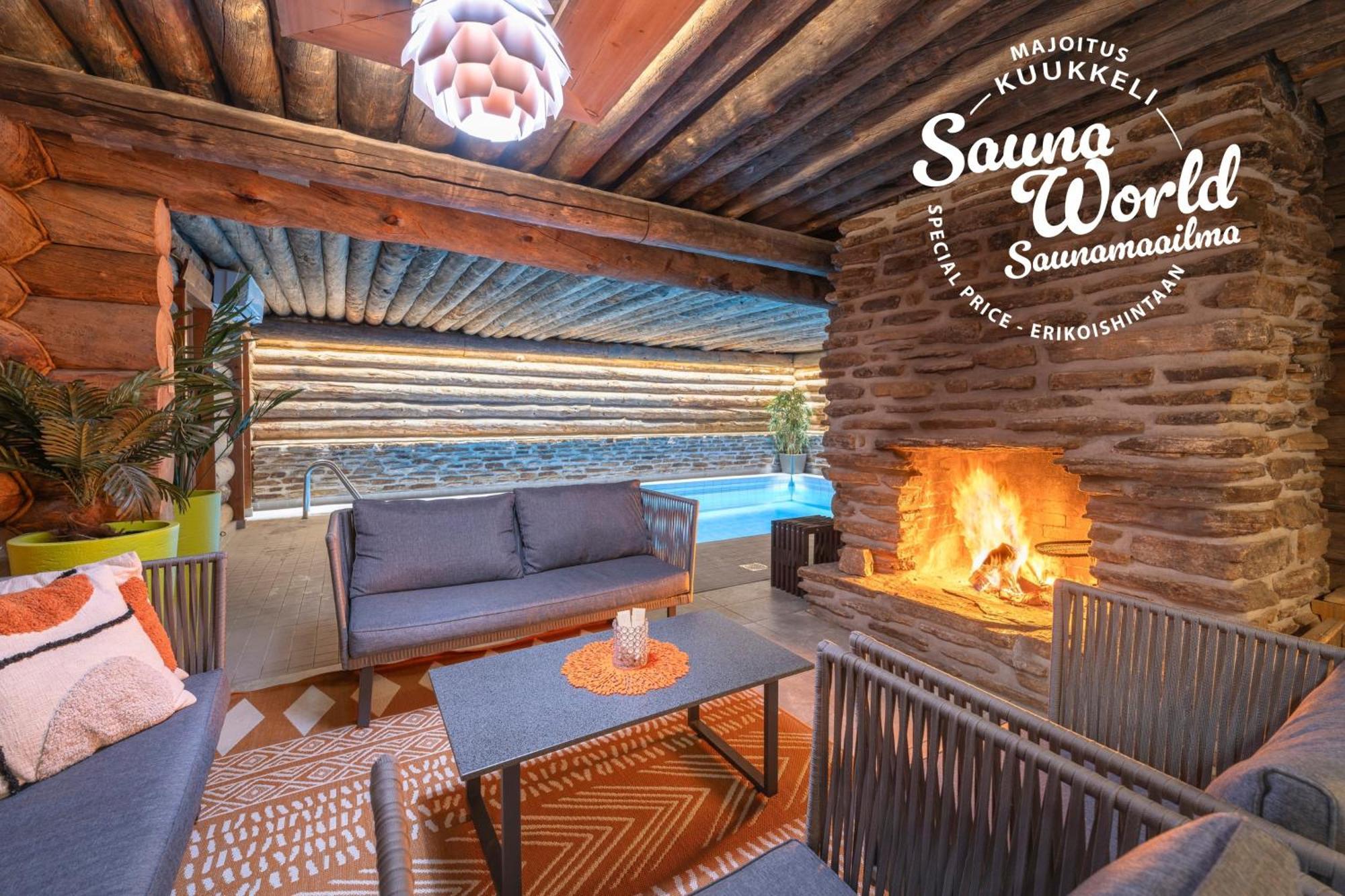 Kuukkeli Log Houses Teerenpesae - Premium Suite A48 Саариселькя Экстерьер фото