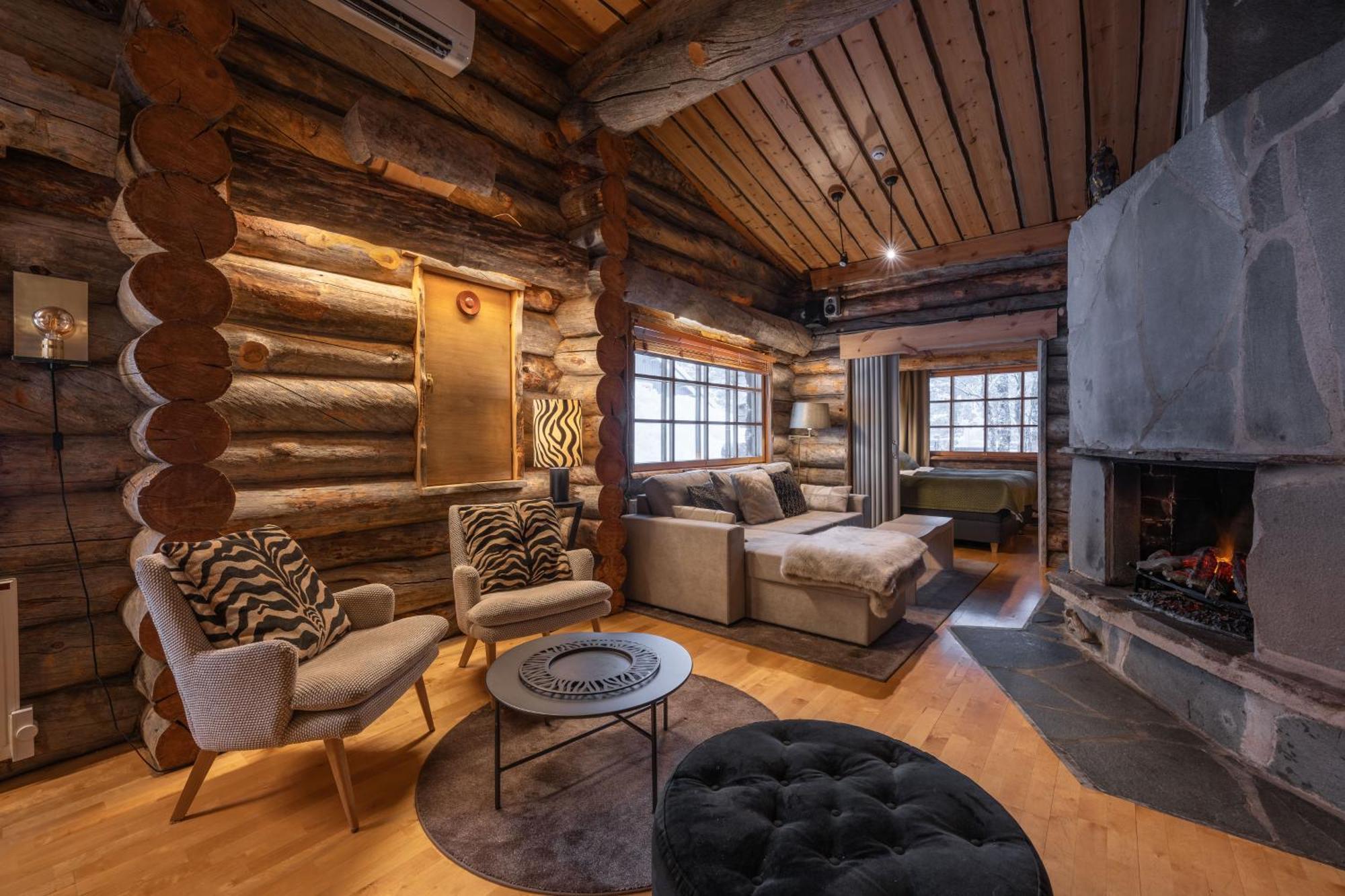 Kuukkeli Log Houses Teerenpesae - Premium Suite A48 Саариселькя Экстерьер фото